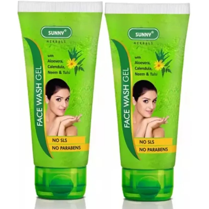 Bakson Sunny Face Wash Gel With Neem And Tulsi (110g, Pack of 2)