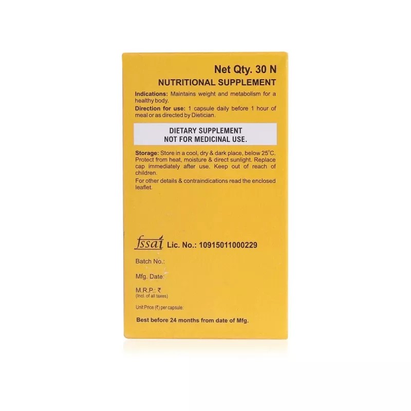 Bakson Slim & Fit Gelatin Capsules (30cap, Pack of 2)