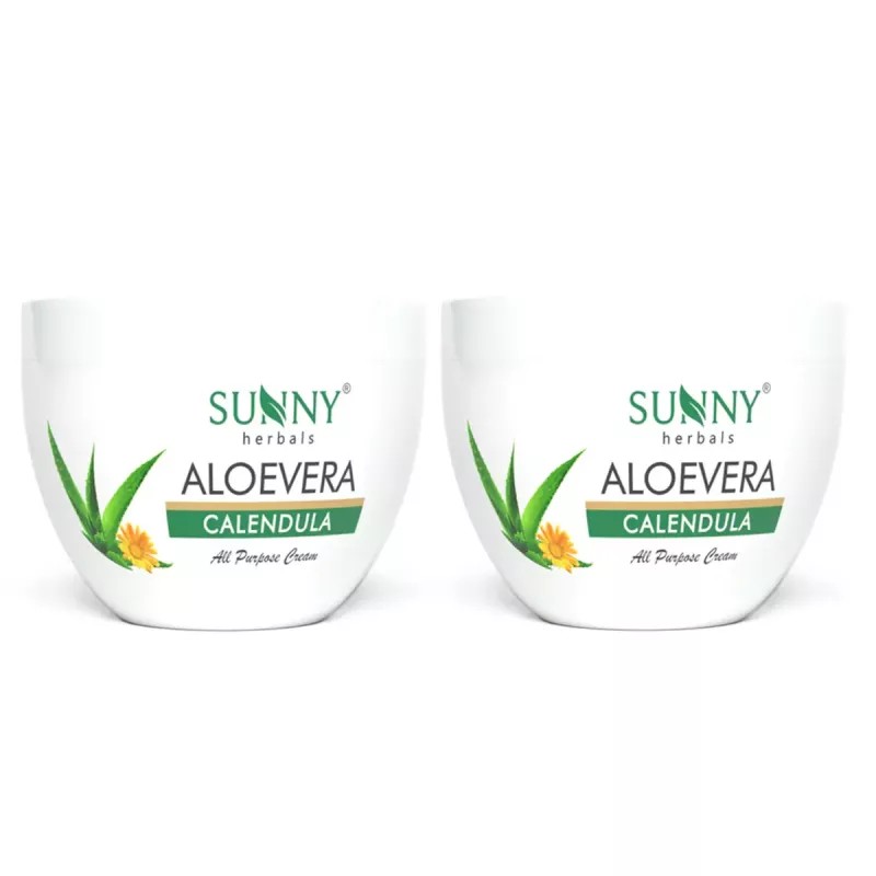 Bakson Sunny All Purpose Aloe Vera Calendula Cream (250g, Pack of 2)