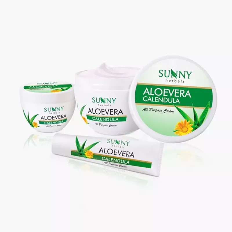 Bakson Sunny All Purpose Aloe Vera Calendula Cream (250g, Pack of 2)