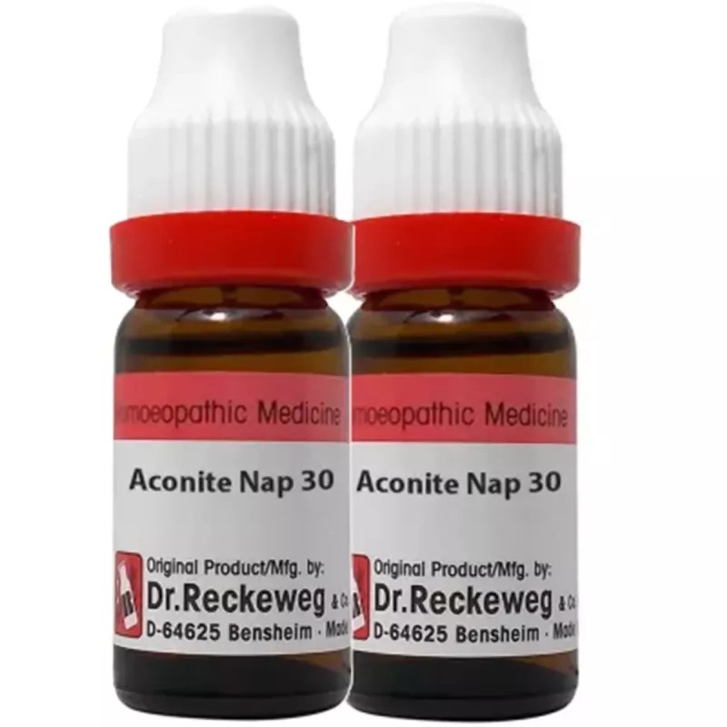Dr Reckeweg Aconite Napellus 30 CH (11ml, Pack of 2)