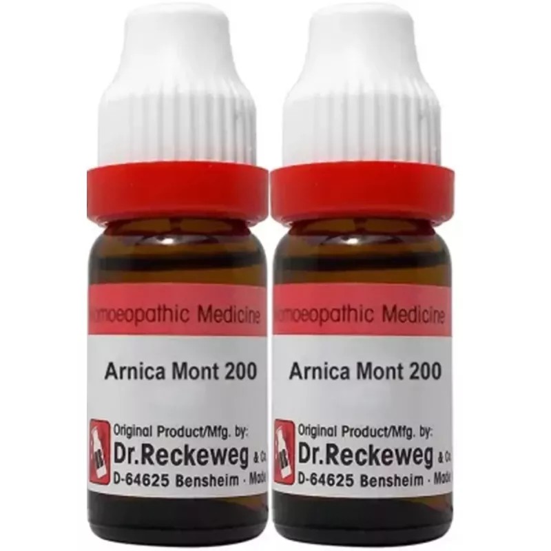 Dr Reckeweg Arnica Montana 200 CH (11ml, Pack of 2)