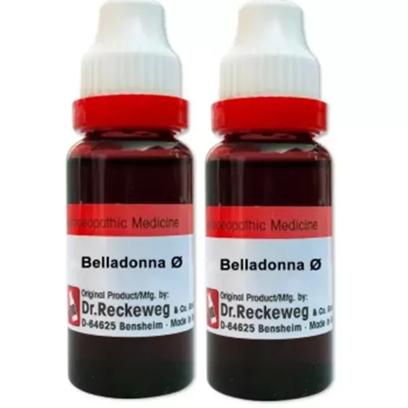Dr Reckeweg Belladonna 1X (Q) (20ml, Pack of 2)