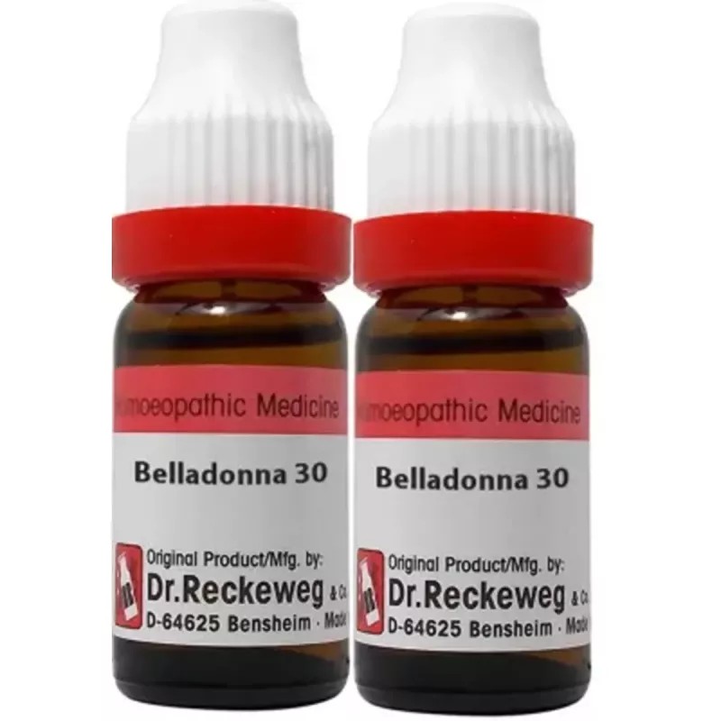 Dr Reckeweg Belladonna 30 CH (11ml, Pack of 2)
