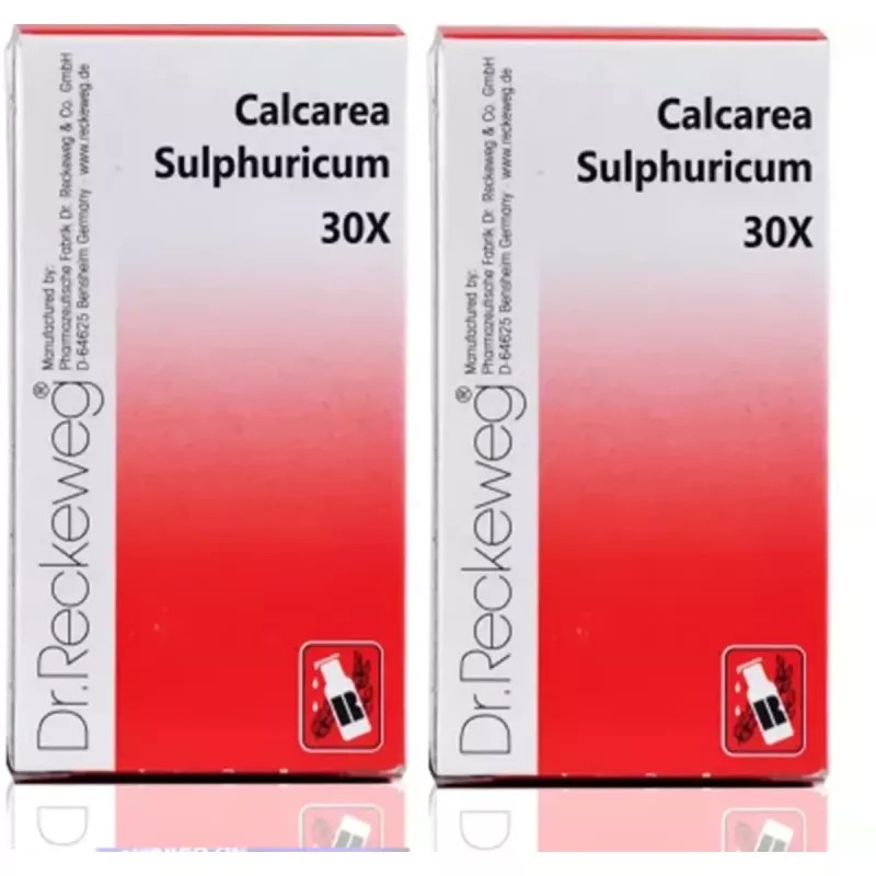 Dr Reckeweg Calcarea Sulphuricum 30X (20g, Pack of 2)