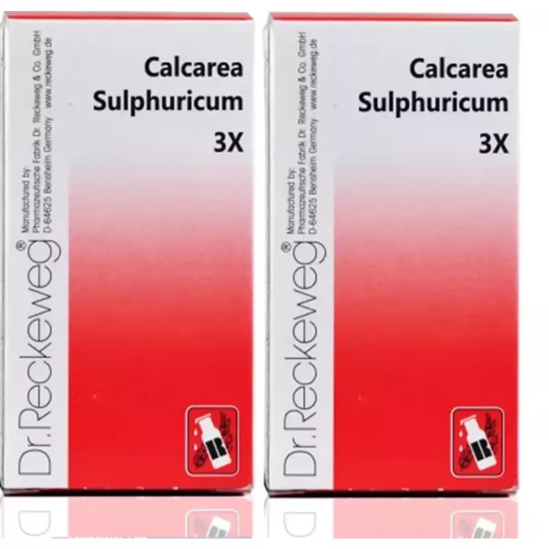 Dr Reckeweg Calcarea Sulphuricum 3X (20g, Pack of 2)