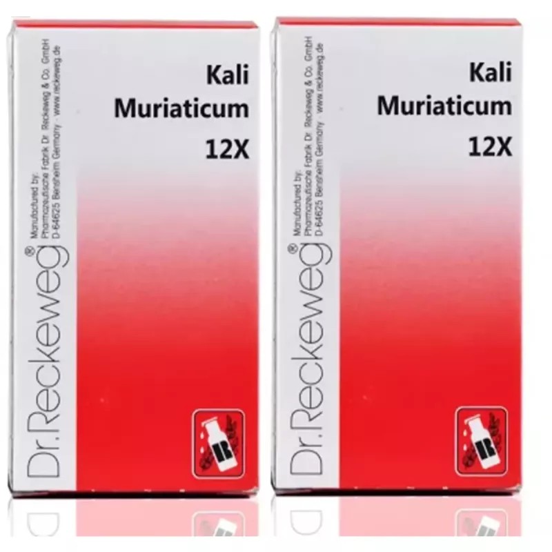 Dr Reckeweg Kali Muriaticum 12X (20g, Pack of 2)