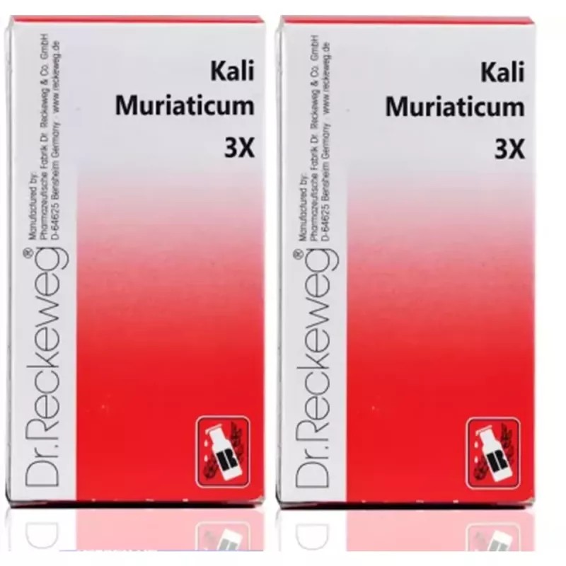 Dr Reckeweg Kali Muriaticum 3X (20g, Pack of 2)
