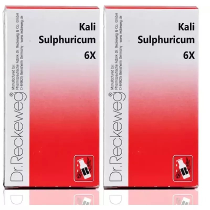 Dr Reckeweg Kali Sulphuricum 6X (20g, Pack of 2)