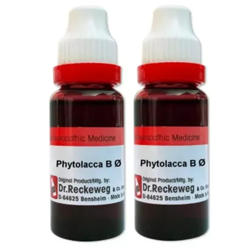 Dr Reckeweg Phytolacca Berry 1X (Q) (20ml, Pack of 2)