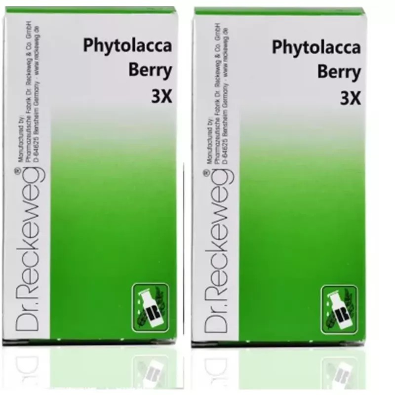 Dr Reckeweg Phytolacca Berry 3X (20g, Pack of 2)