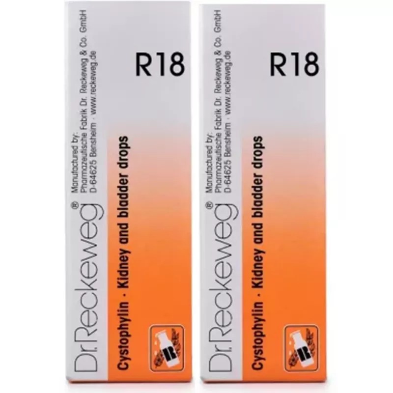 Dr Reckeweg R18 (Cystophylin) (22ml, Pack of 2)