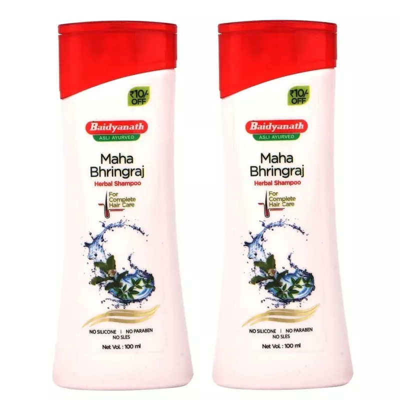 Baidyanath Mahabhringraj Herbal Shampoo (100ml, Pack of 2)