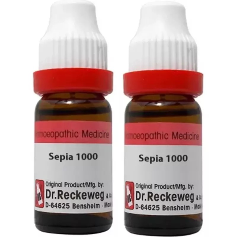 Dr Reckeweg Sepia 1M (1000 CH) (11ml, Pack of 2)