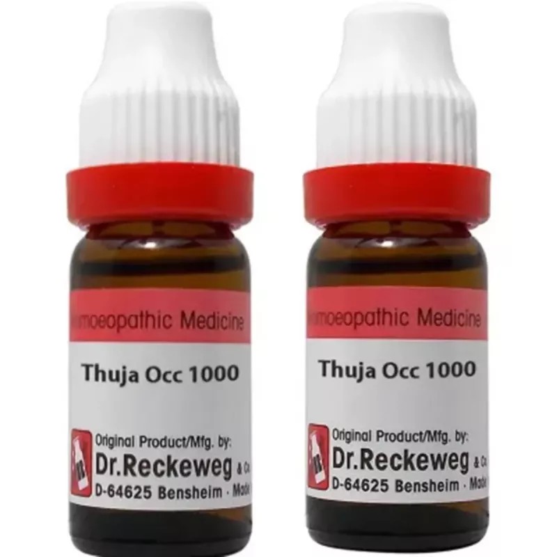 Dr Reckeweg Thuja Occidentalis 1M (1000 CH) (11ml, Pack of 2)
