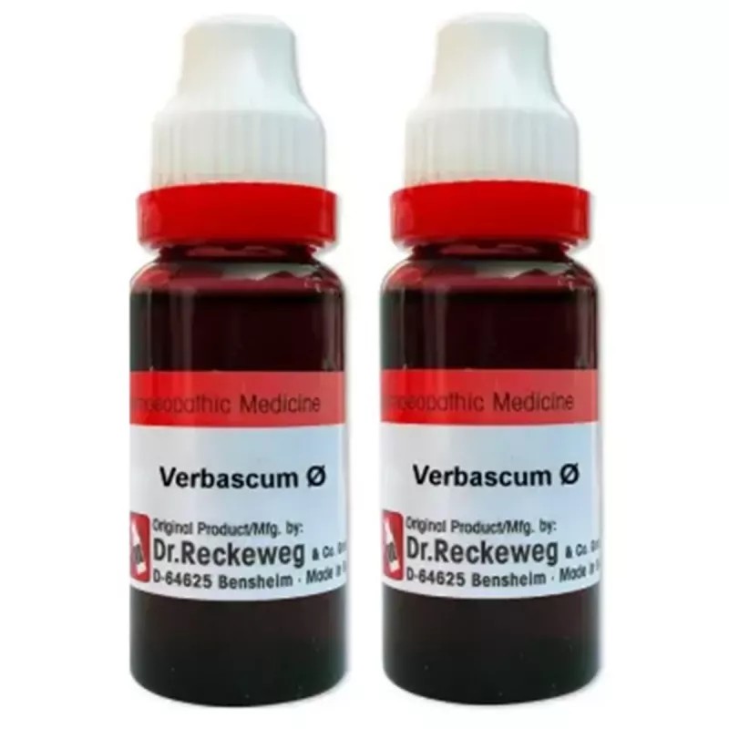 Dr Reckeweg Verbascum Thapsus 1X (Q) (20ml, Pack of 2)