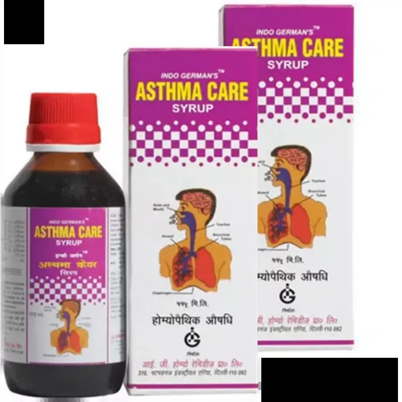 Indo German Asthma Care Syrup (115ml, Pack of 2)