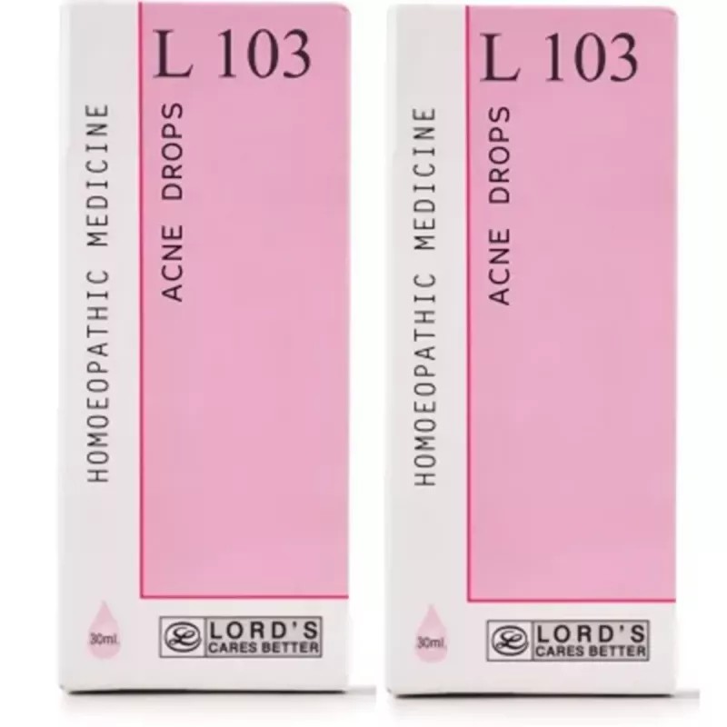Lords L 103 Acne Drops (30ml, Pack of 2)