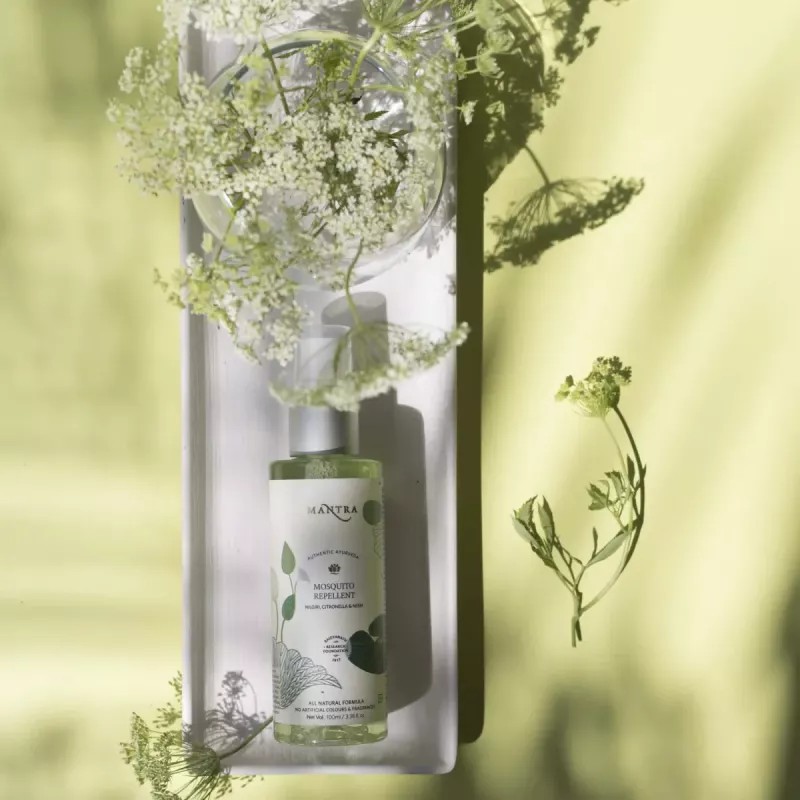 Mantra Herbal Mosquito Repellent (Nilgiri, Citronella & Neem)-Sls, Sles, Parabens, Paraffin Free (1Box, Pack of 2)