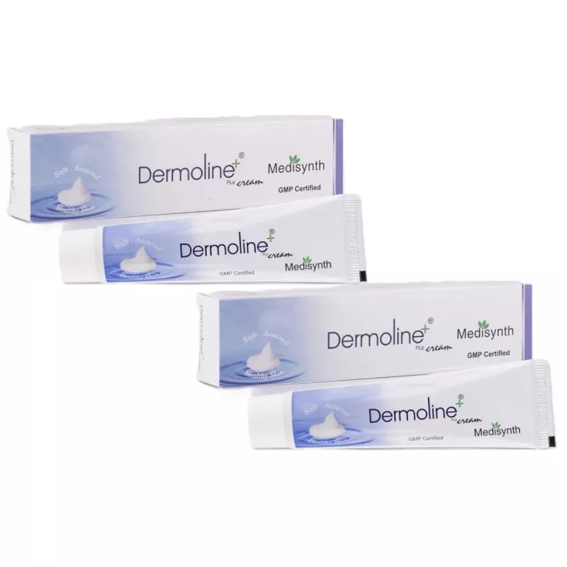 Medisynth Dermoline Plus Cream (20g, Pack of 2)