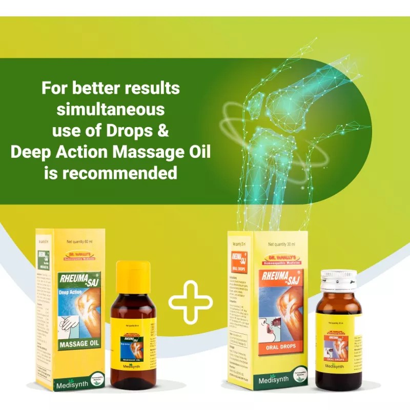 Medisynth Rheumasaj Oil (60ml, Pack of 2)