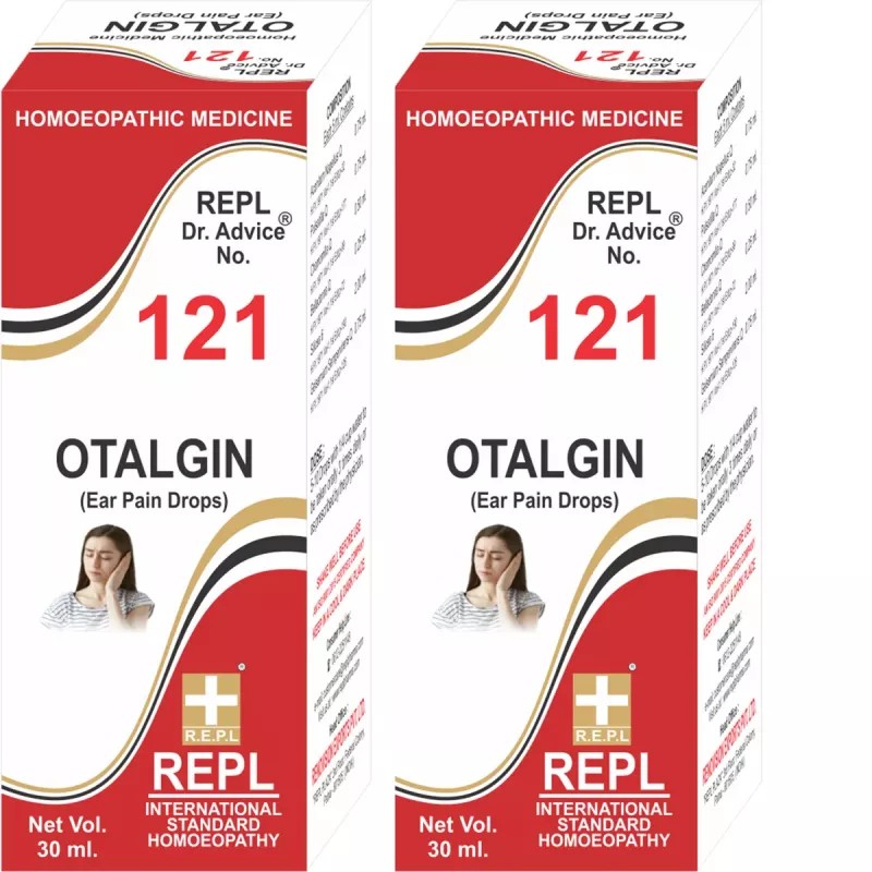 REPL Dr. Advice No 121 (Otalgin Ear Pain) (30ml, Pack of 2)