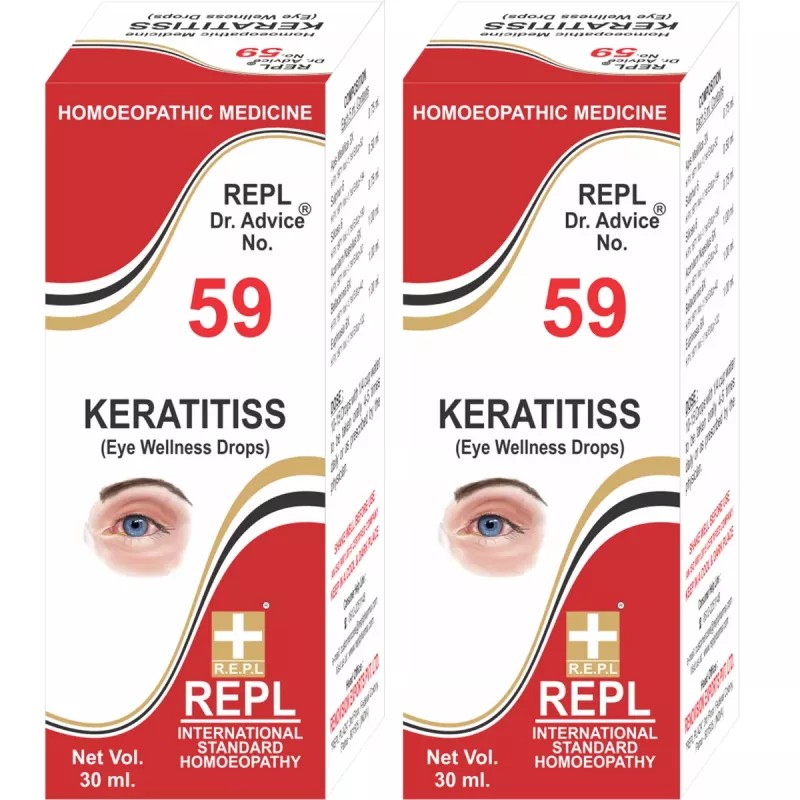 REPL Dr. Advice No 59 (Keratitiss) (30ml, Pack of 2)