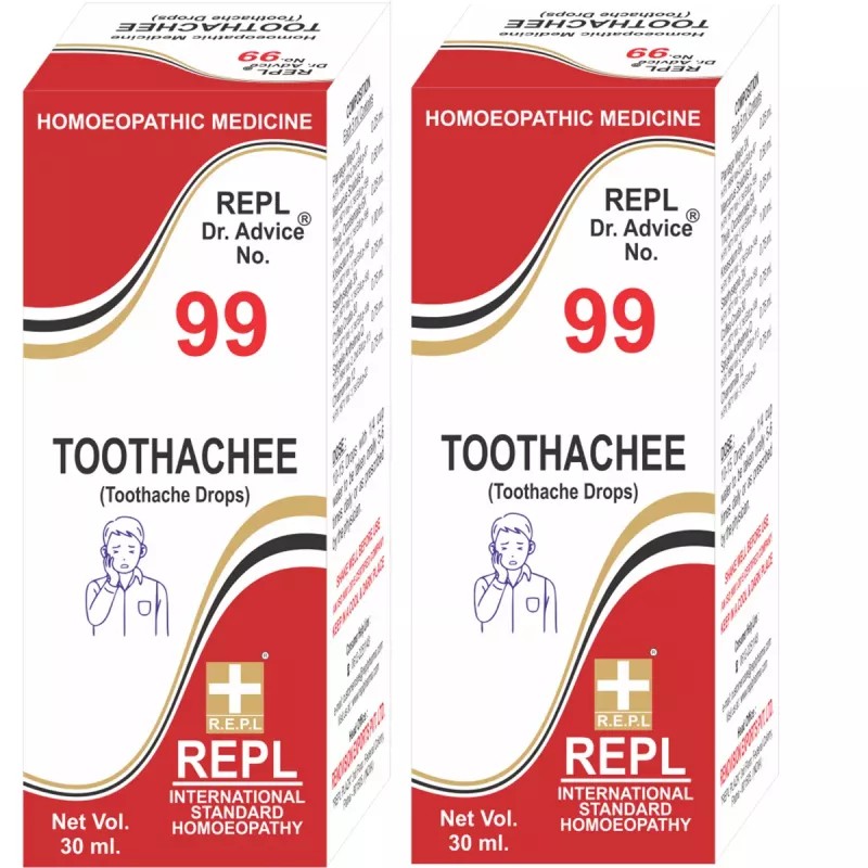 REPL Dr. Advice No 99 (Toothachee) (30ml, Pack of 2)