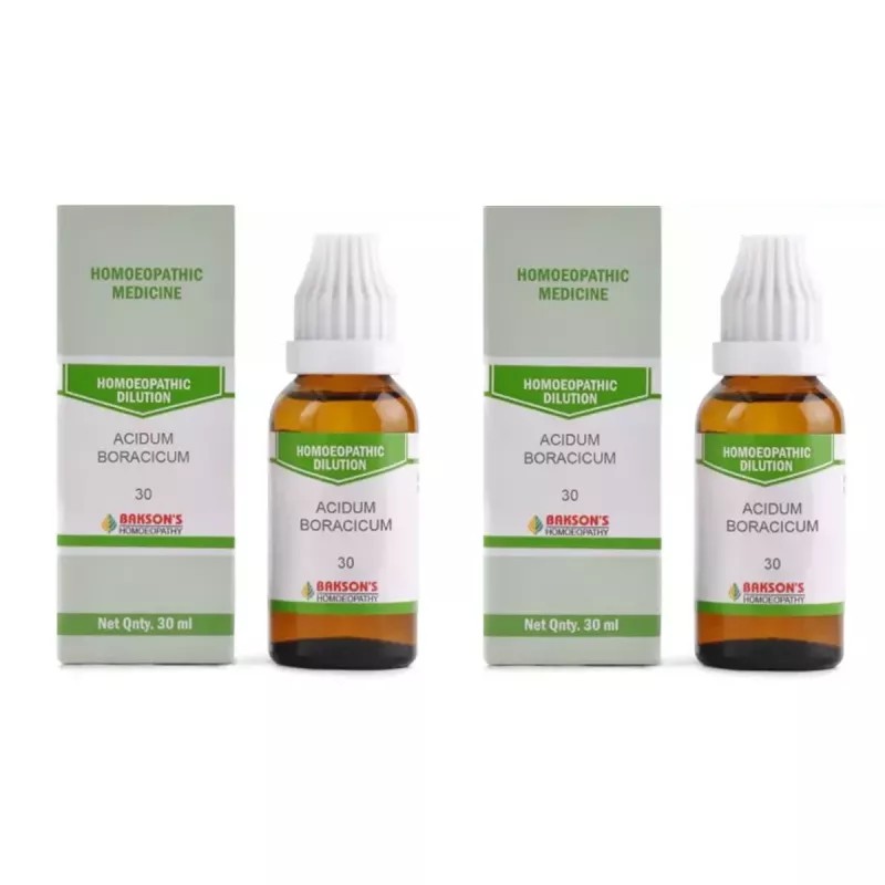 Bakson Acidum Boracicum 50M CH (30ml, Pack of 2)