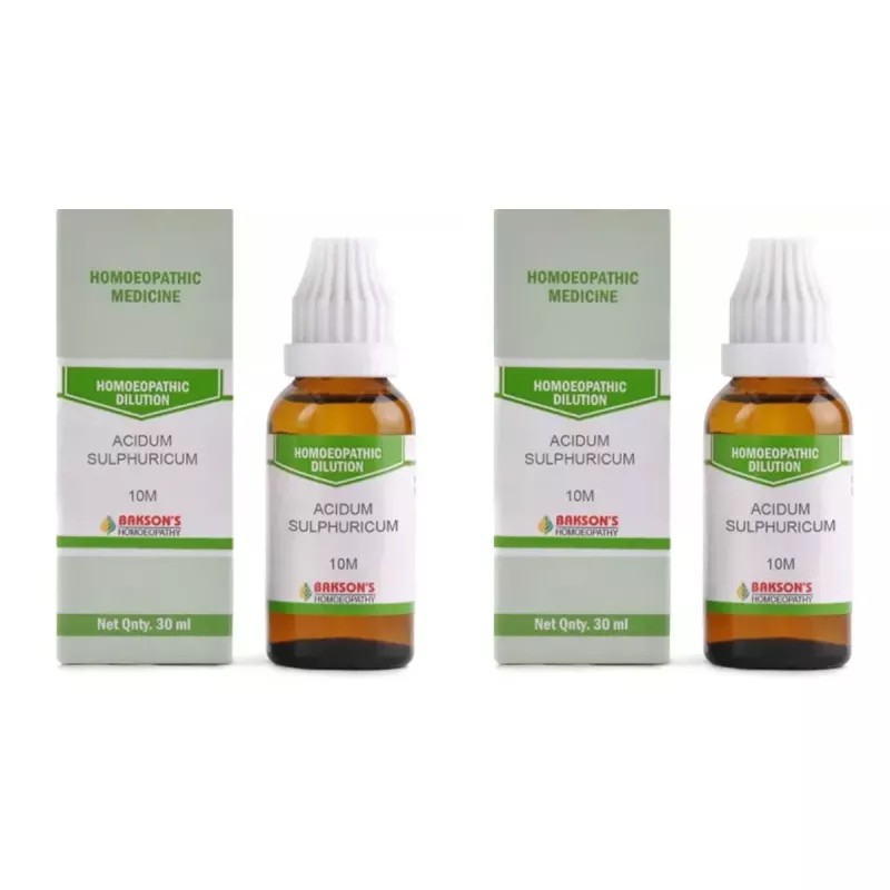 Bakson Acidum Sulphuricum 10M CH (30ml, Pack of 2)