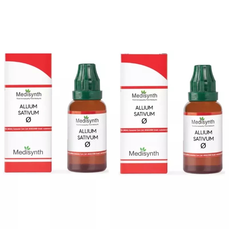Medisynth Allium Sativum 1X (Q) (30ml, Pack of 2)