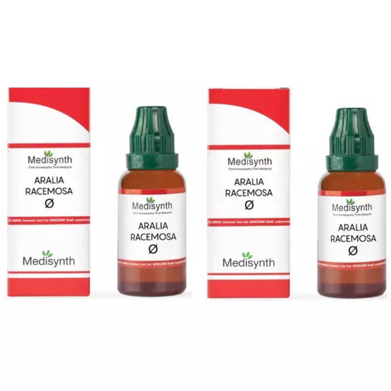 Medisynth Aralia Racemosa 1X (Q) (30ml, Pack of 2)