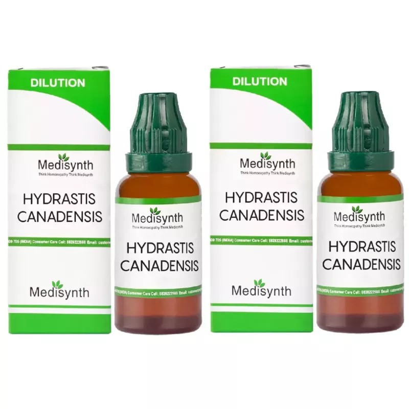 Medisynth Hydrastis Canadensis 30 CH (30ml, Pack of 2)