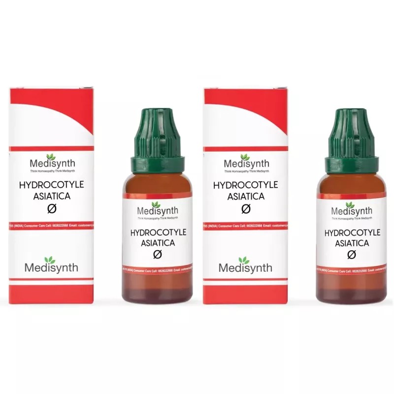 Medisynth Hydrocotyle Asiatica 1X (Q) (30ml, Pack of 2)
