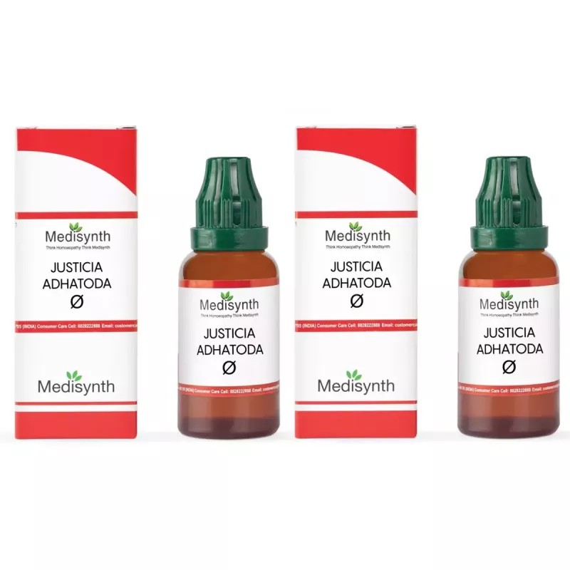 Medisynth Justicia Adhatoda 1X (Q) (30ml, Pack of 2)