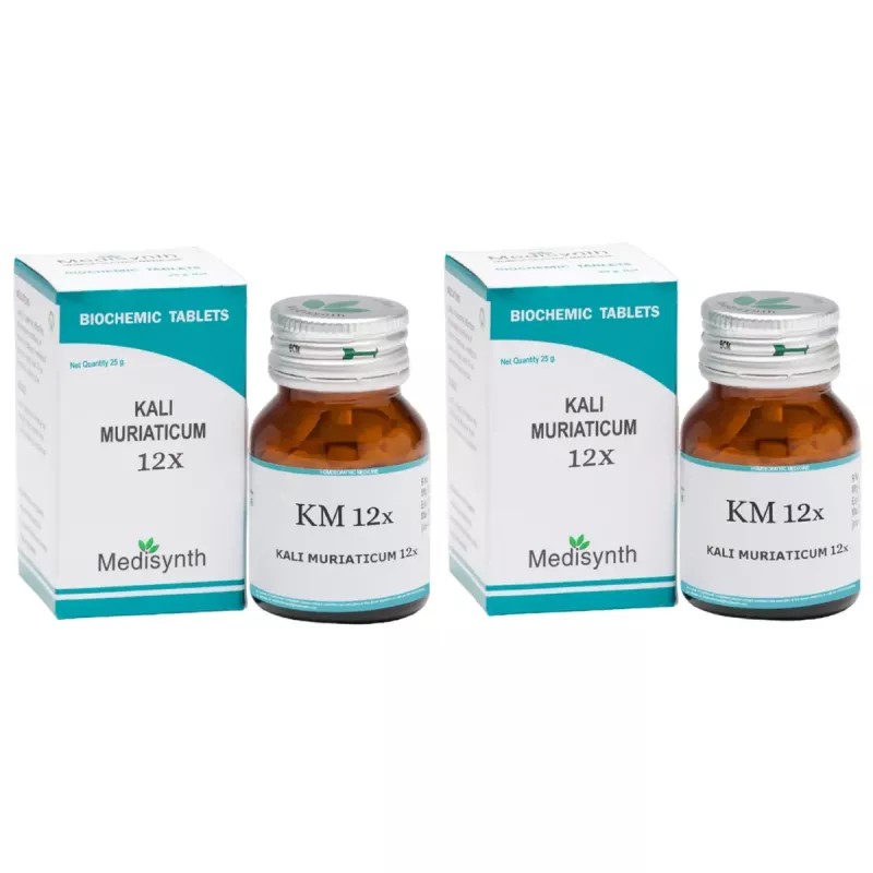 Medisynth Kali Muriaticum 12X (25g, Pack of 2)