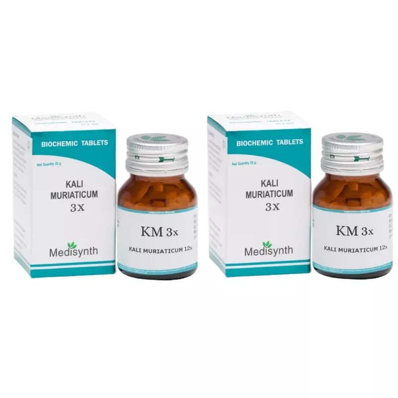Medisynth Kali Muriaticum 3X (25g, Pack of 2)