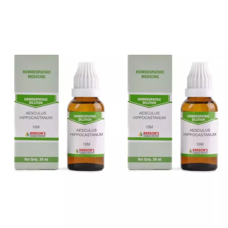 Bakson Aesculus Hippocastanum 10M CH (30ml, Pack of 2)