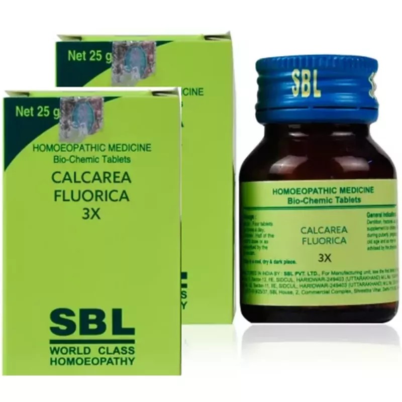 SBL Calcarea Fluoricum 3X (25g, Pack of 2)