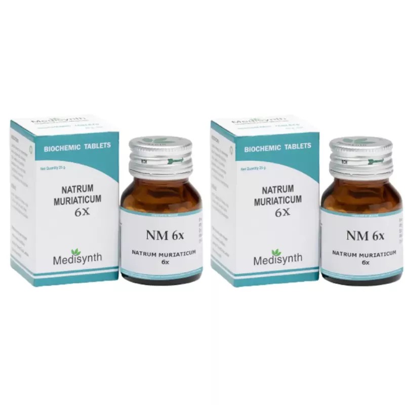 Medisynth Natrum Muriaticum 6X (25g, Pack of 2)