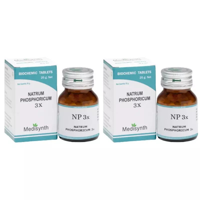 Medisynth Natrum Phosphoricum 3X (25g, Pack of 2)