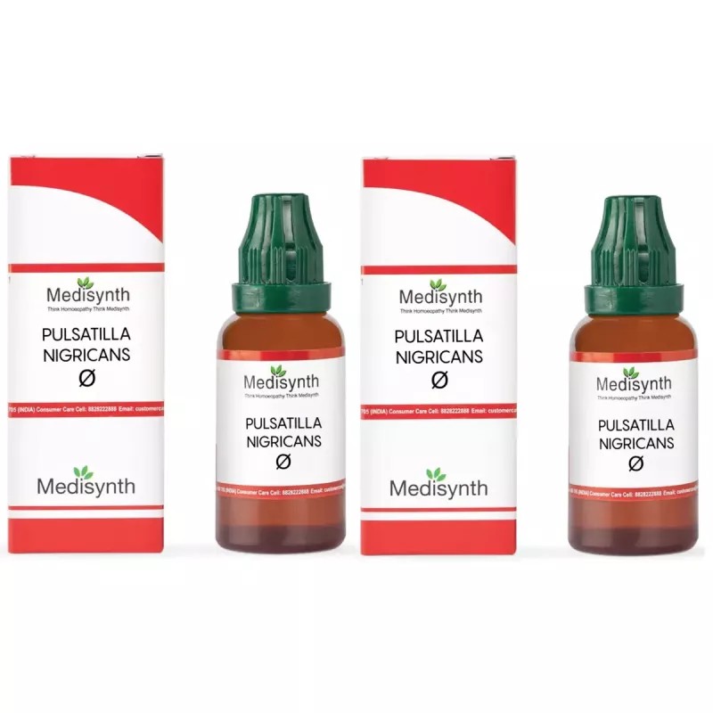 Medisynth Pulsatilla Nigricans 1X (Q) (30ml, Pack of 2)