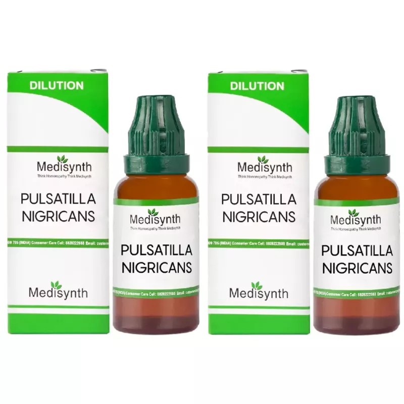 Medisynth Pulsatilla Nigricans 200 CH (30ml, Pack of 2)