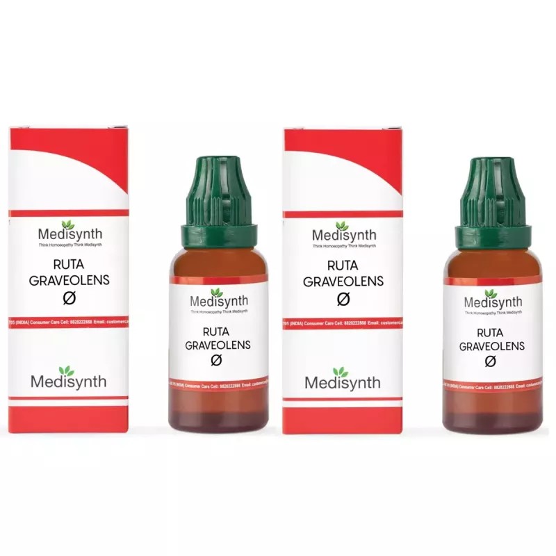 Medisynth Ruta Graveolens 1X (Q) (30ml, Pack of 2)