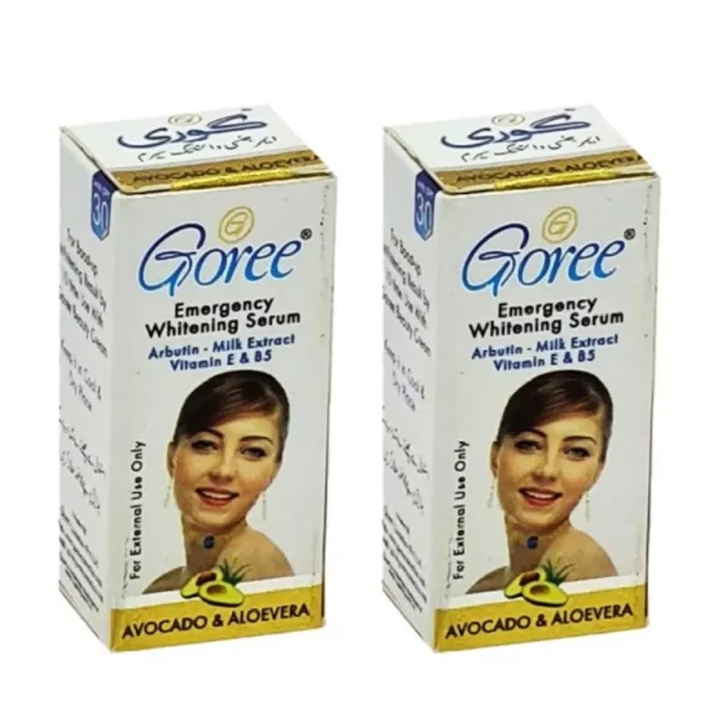 Goree Emergency Whitening Serum (4ml, Pack of 2)
