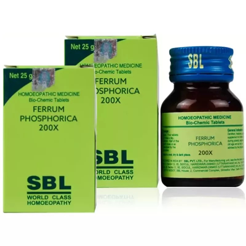 SBL Ferrum Phosphoricum 200X (25g, Pack of 2)
