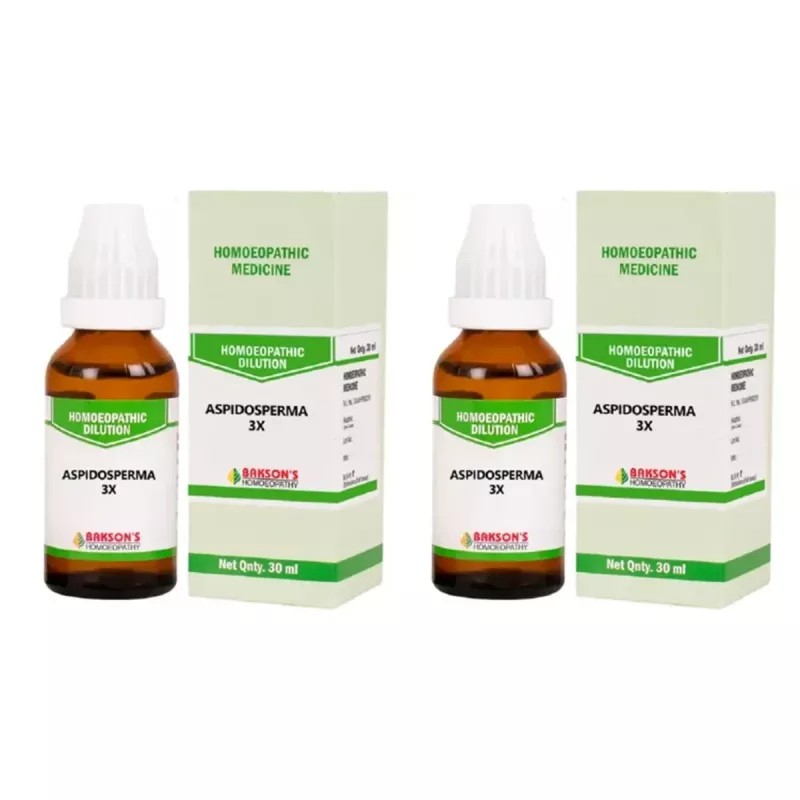 Bakson Aspidosperma 3X (30ml, Pack of 2)