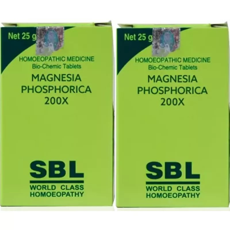 SBL Magnesia Phosphoricum 200X (25g, Pack of 2)