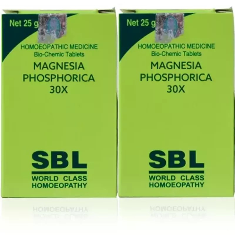 SBL Magnesia Phosphoricum 30X (25g, Pack of 2)