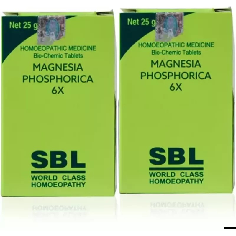 SBL Magnesia Phosphoricum 6X (25g, Pack of 2)